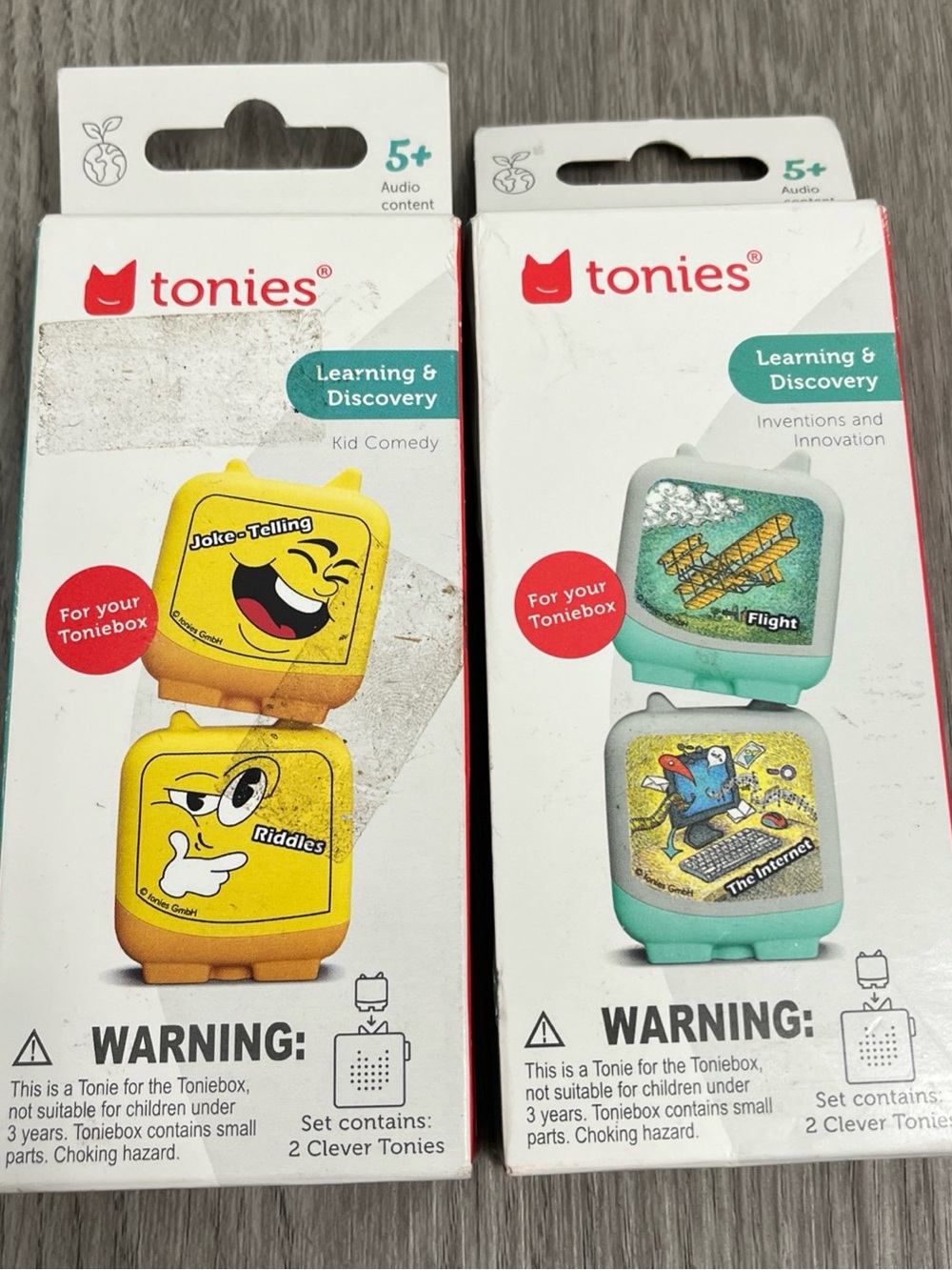 Tonies kid comedy and inventions and innovation lot